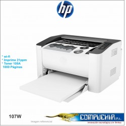 Impresora HP Laserjet 107W...