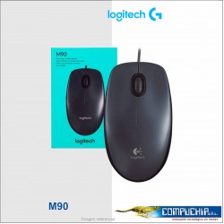 Mouse óptico Logitech M90,...