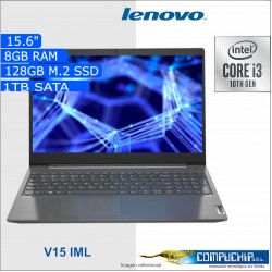 Laptop Lenovo V15 IML 15.6"...