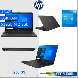 Laptop HP 250 G9, 15.6" HD,...