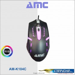 Mouse Óptico AMC AM-K104C,...